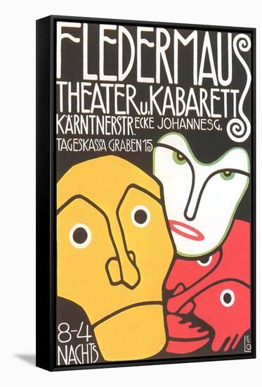 Poster for Fledermaus Theater-null-Framed Stretched Canvas