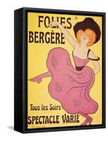 Poster for "Folies Berger"-null-Framed Stretched Canvas