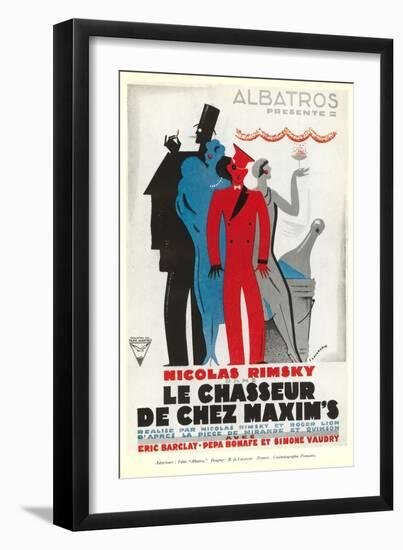 Poster for French Play-null-Framed Art Print