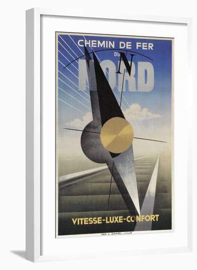 Poster for French Railroad-null-Framed Art Print