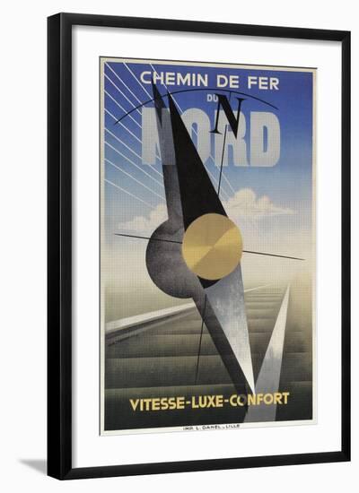 Poster for French Railroad-null-Framed Art Print