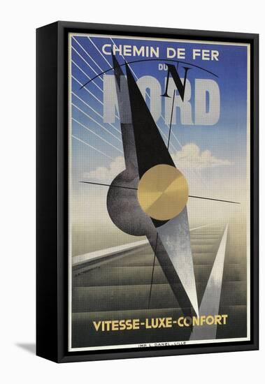 Poster for French Railroad-null-Framed Stretched Canvas
