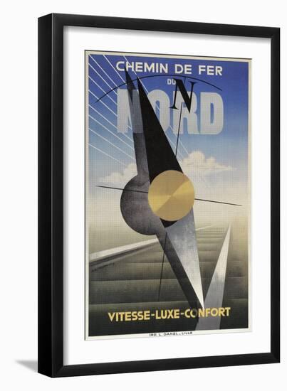 Poster for French Railroad-null-Framed Art Print