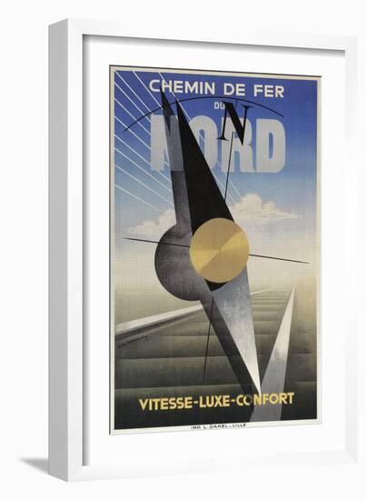 Poster for French Railroad-null-Framed Art Print