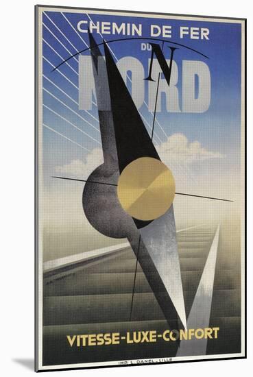 Poster for French Railroad-null-Mounted Art Print