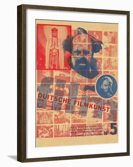 Poster for German Film Festival-null-Framed Art Print