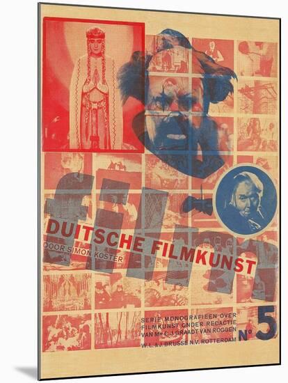 Poster for German Film Festival-null-Mounted Art Print