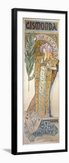 Poster For 'Gismonda', 1894-Alphonse Mucha-Framed Giclee Print