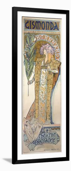 Poster For 'Gismonda', 1894-Alphonse Mucha-Framed Giclee Print