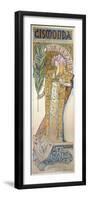 Poster For 'Gismonda', 1894-Alphonse Mucha-Framed Giclee Print