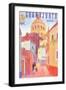 Poster for Guanajuato, Mexico, Colonial Streets-null-Framed Art Print