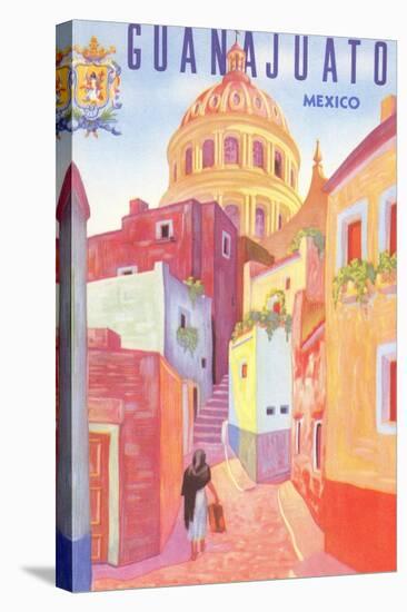 Poster for Guanajuato, Mexico, Colonial Streets-null-Stretched Canvas