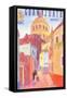 Poster for Guanajuato, Mexico, Colonial Streets-null-Framed Stretched Canvas