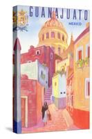 Poster for Guanajuato, Mexico, Colonial Streets-null-Stretched Canvas