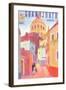 Poster for Guanajuato, Mexico, Colonial Streets-null-Framed Art Print