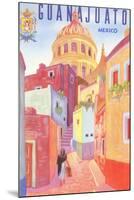 Poster for Guanajuato, Mexico, Colonial Streets-null-Mounted Art Print