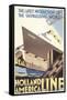 Poster for Holland America Line-null-Framed Stretched Canvas