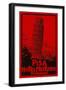 Poster for Hotel Nettuno, Pisa-null-Framed Art Print