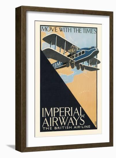 Poster for Imperial Airways-null-Framed Art Print