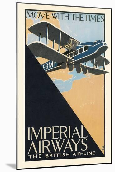 Poster for Imperial Airways-null-Mounted Art Print