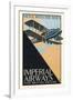 Poster for Imperial Airways-null-Framed Art Print