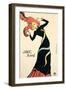 Poster for Jane Avril, 1899-Henri de Toulouse-Lautrec-Framed Giclee Print