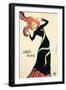 Poster for Jane Avril, 1899-Henri de Toulouse-Lautrec-Framed Giclee Print