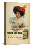 Poster for Kelloggs Cornflakes, 1910-Benjamin Tichtman-Stretched Canvas