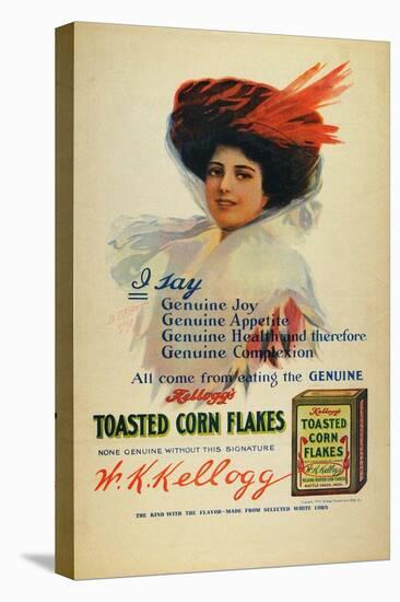 Poster for Kelloggs Cornflakes, 1910-Benjamin Tichtman-Stretched Canvas