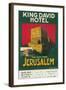 Poster for King David Hotel, Jerusalem-null-Framed Art Print
