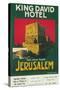 Poster for King David Hotel, Jerusalem-null-Stretched Canvas