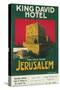 Poster for King David Hotel, Jerusalem-null-Stretched Canvas