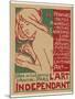 Poster for L'Art Independant Art Store Paris-Emile Berchmans-Mounted Photographic Print