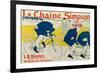 Poster for La Chaine Simpson, Bicycle Chains, 1896-Henri de Toulouse-Lautrec-Framed Giclee Print