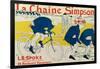 Poster for La Chaine Simpson, Bicycle Chains, 1896-Henri de Toulouse-Lautrec-Framed Giclee Print