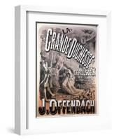 Poster for "La Grande Duchesse de Gerolstein" by Jacques Offenbach-Jules Chéret-Framed Giclee Print