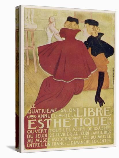 Poster for la Libre Esthetique Brussels-Th?o van Rysselberghe-Stretched Canvas