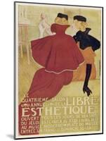 Poster for la Libre Esthetique Brussels-Th?o van Rysselberghe-Mounted Art Print
