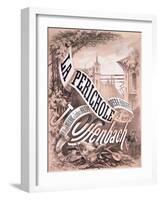 Poster for 'La Perichole', an Operetta by Jacques Offenbach-A. Jannin-Framed Giclee Print