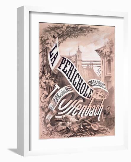 Poster for 'La Perichole', an Operetta by Jacques Offenbach-A. Jannin-Framed Giclee Print