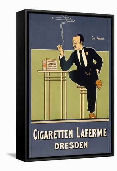 Poster for Laferme Cigarettes-null-Framed Stretched Canvas