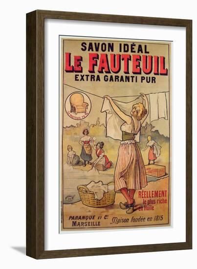 Poster for Le Fauteuil Soap-French School-Framed Giclee Print