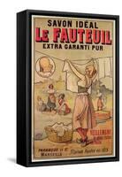 Poster for Le Fauteuil Soap-French School-Framed Stretched Canvas
