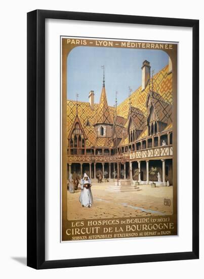 Poster for Les Hospices De Beaune (15th Century)-null-Framed Giclee Print