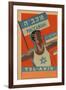 Poster for Maccabiah Track Meet-null-Framed Art Print