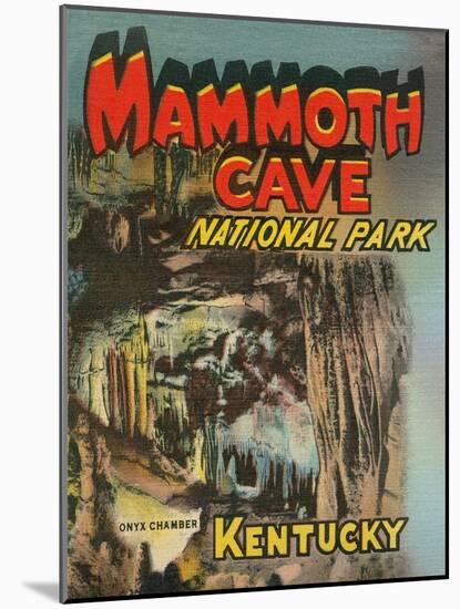 Poster for Mammoth Cave-null-Mounted Art Print