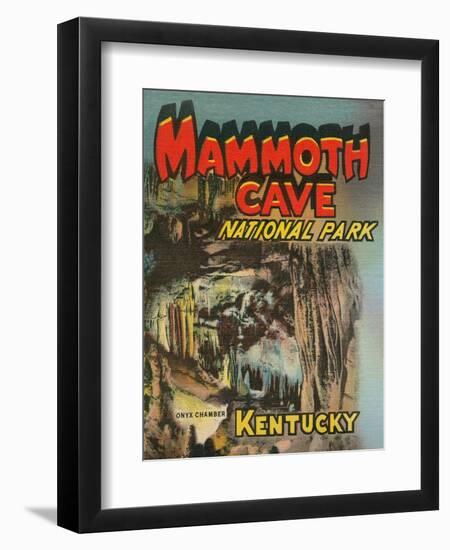 Poster for Mammoth Cave-null-Framed Art Print
