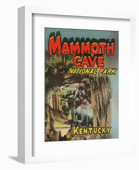 Poster for Mammoth Cave-null-Framed Art Print