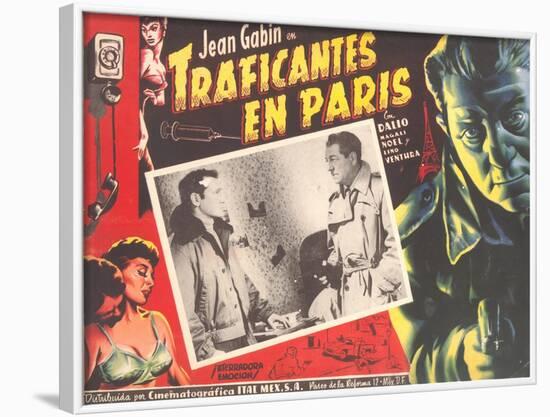 Poster for Mexican Film Noir Movie-null-Framed Art Print