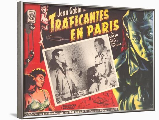Poster for Mexican Film Noir Movie-null-Framed Art Print